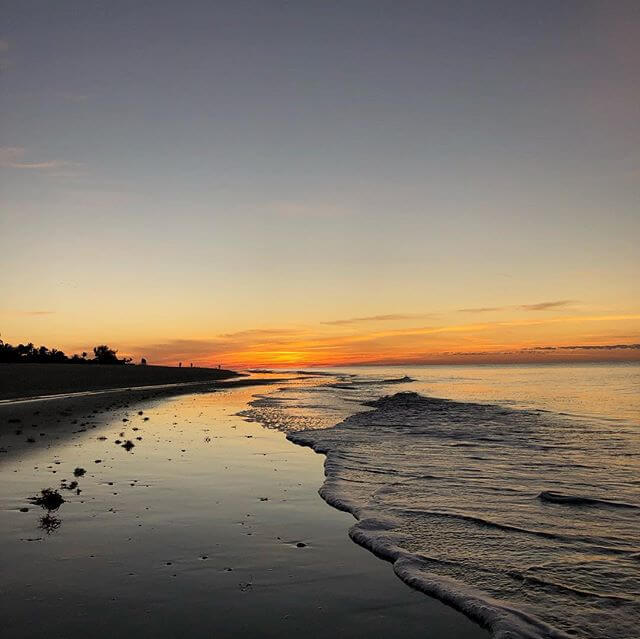 sanibel island inn booking confirmation view of sunrise