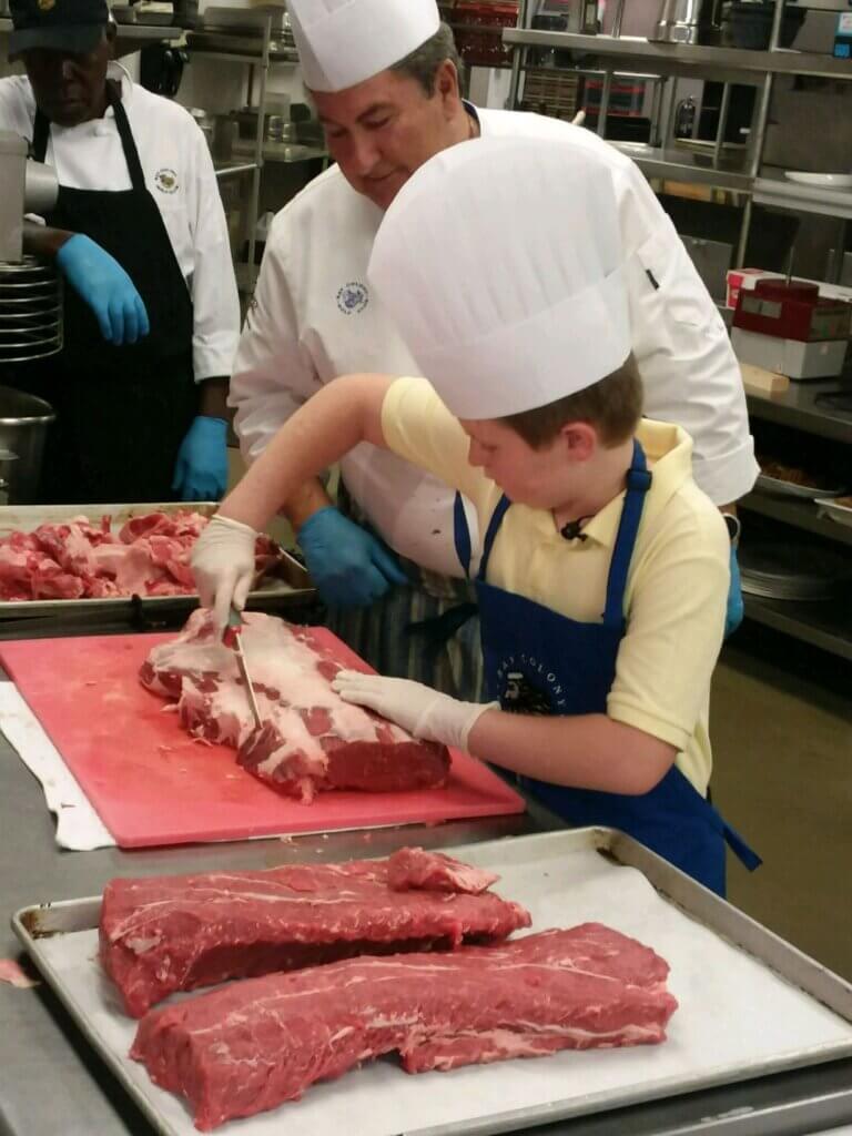 kids cooking classes at community house